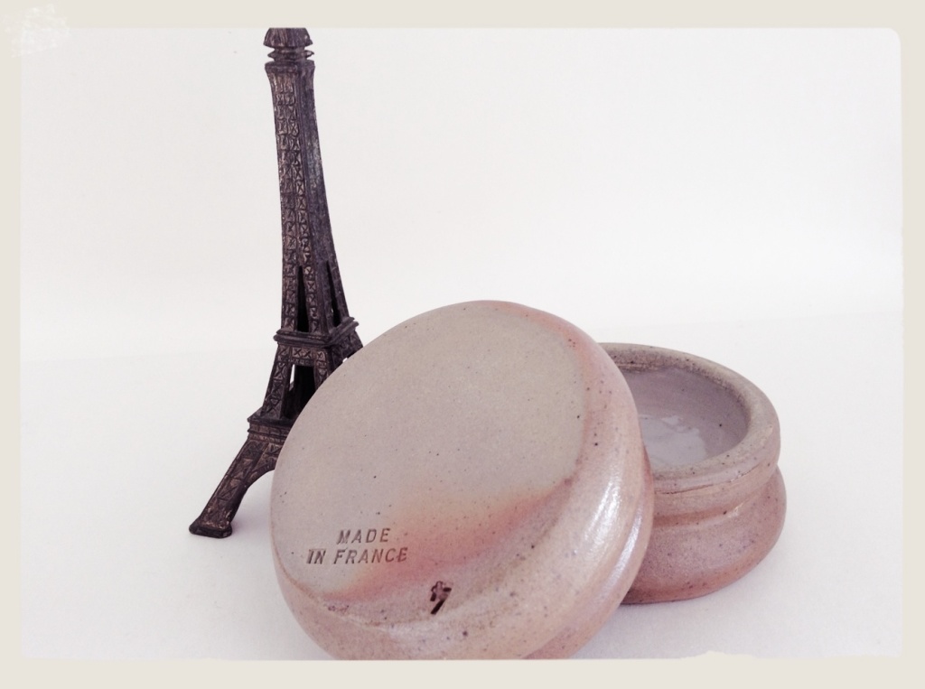 french butter pats with eiffel tower